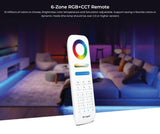 2.4GHz RF 6-Zone RGB + CCT Strip Light Remote Unit