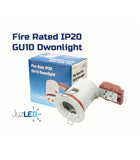 JustLED - IP20 Fire Rated GU10 Downlight Fitting for Recessed Mounting