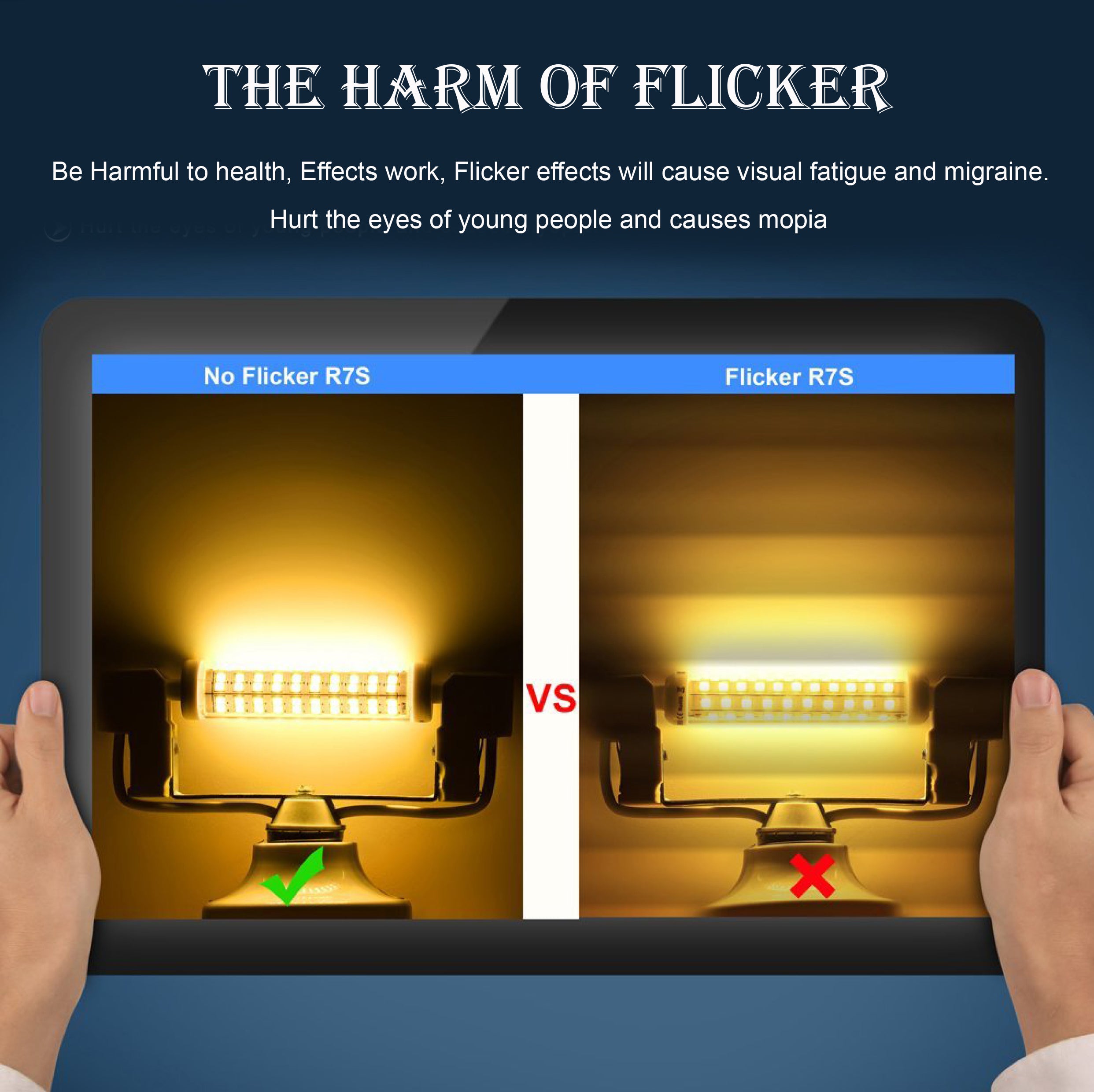 FluxTech - Universal Voltage R7S LED Bulb 20 x 118mm
