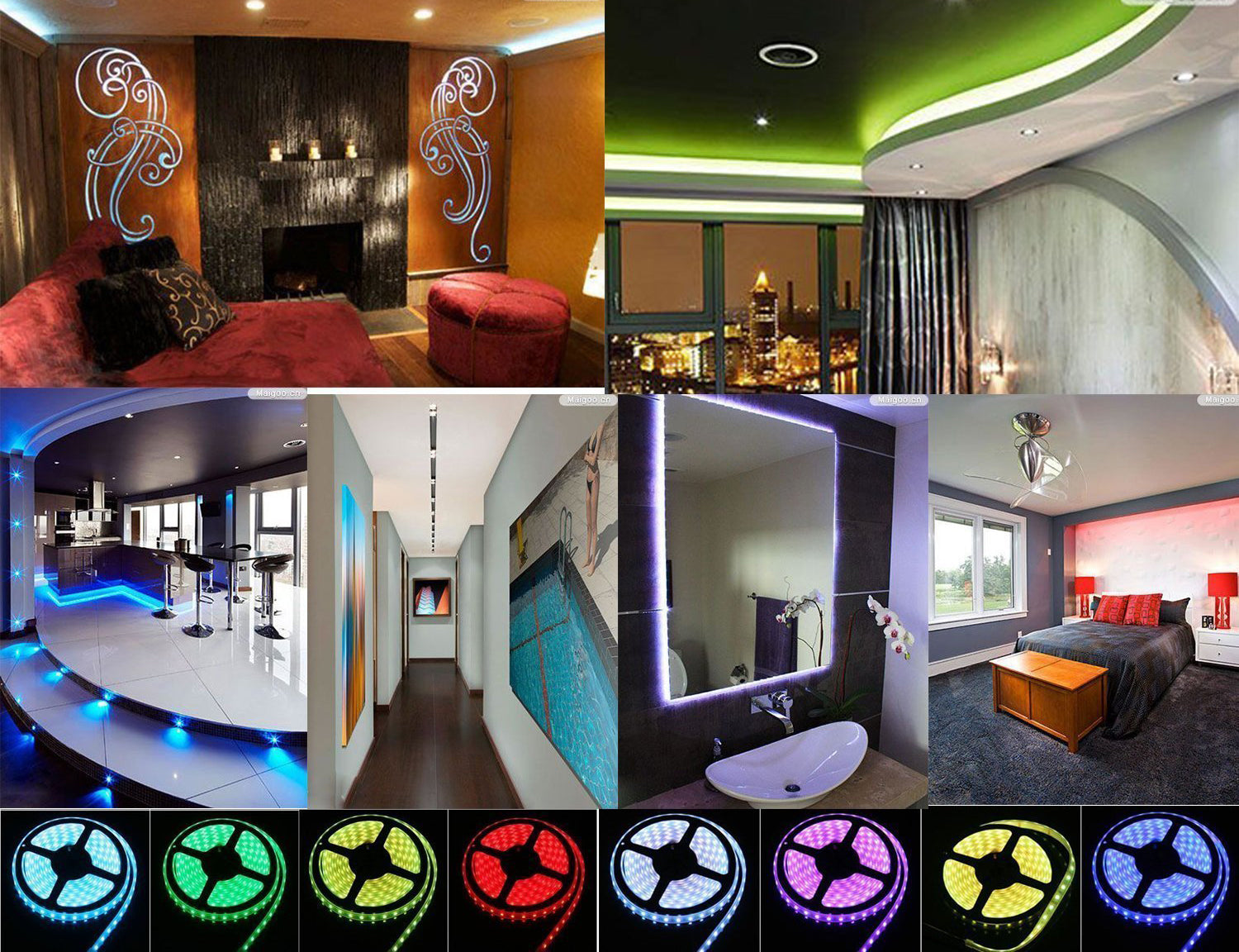 Waterproof IP65 High Power 4in1 Colour Changing Strip Light - Low Voltage