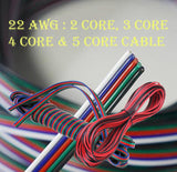 FluxTech -  22AWG Extension Cable for 3528 5050 LED Strip Light