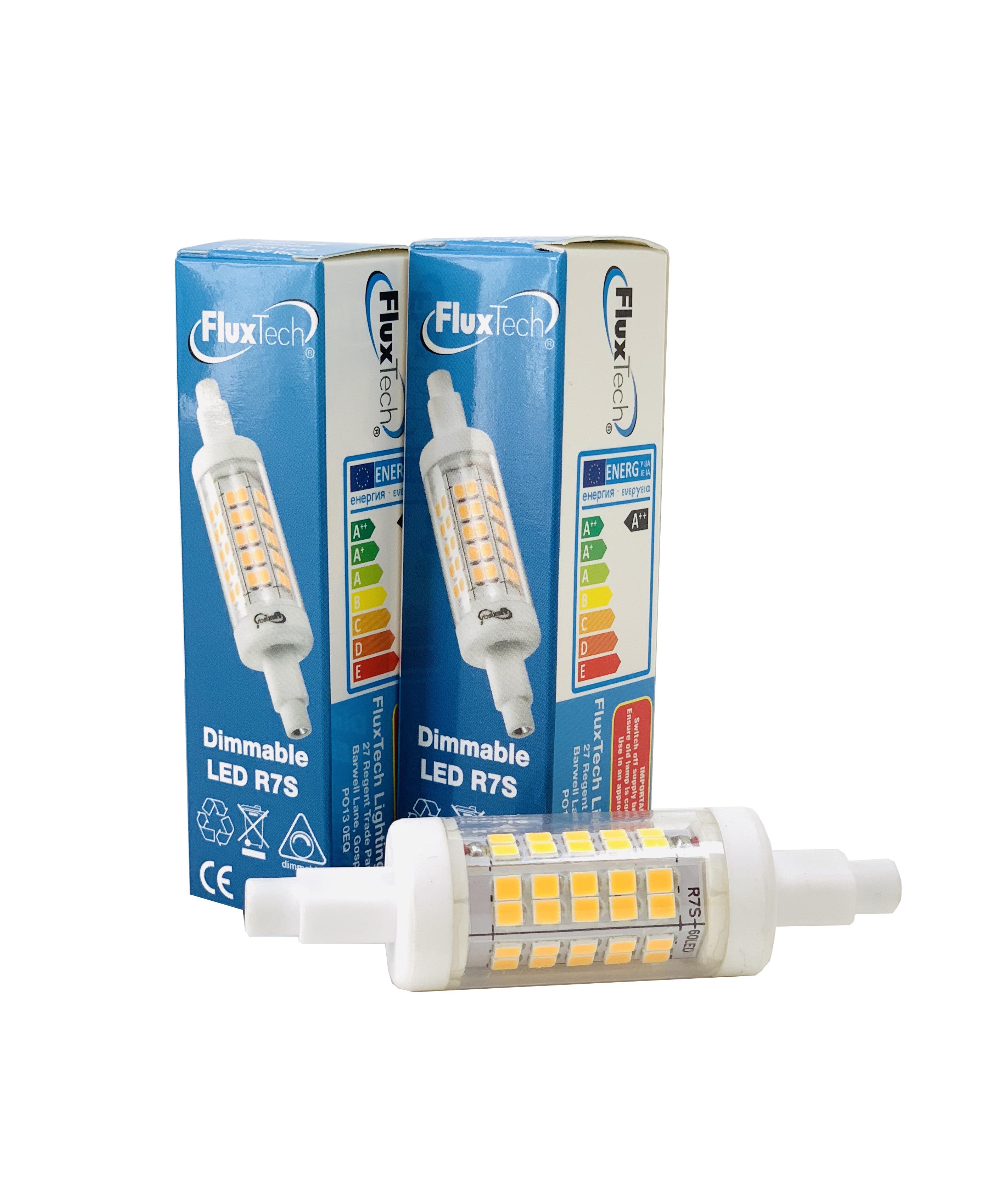 FluxTech - New Smart Dimmable Technology 20 x 78mm R7S LED Lamp