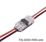 FluxTech -  Low Voltage Solder-less I Shape Wire connectors - Pk of 2
