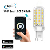 FluxTech – Wi-Fi Smart Dimmable CCT Colour G9 Bulb - 2nd Generation Upgraded Version