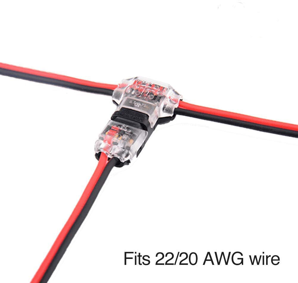 FluxTech -  Low Voltage Solder-less T Shape Wire connectors