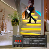 FluxTech – 36 Way Staircase LED Strip Light Motion Sensor Controller