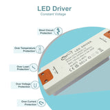 FluxTech - 12V DC LED Driver 30W 2.5A – Ultra Slim Constant Voltage LED Power Supply Unit, 240V AC to 12V DC