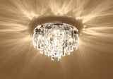 FluxTech – Wi-Fi Smart Dimmable Modern Aurora Crystal Chandelier Ceiling Light Fixture.