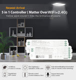 FluxTech ® 5 in 1 Smart LED Strip Controller (Matter Over WiFi+2.4GHz)