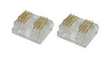 FluxTech - 5P / 6P COB LED L-Shape & Strip to Wire Connector for 12mm COB Strip.