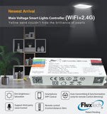 FluxTech – Main Voltage Wi-Fi Light Fixture Controller Transform Your Light Fixture into Smart Lighting
