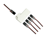 FluxTech - Low Voltage Power Distribution Hub with 2 Pin Plug Butt-Type Wire Connector