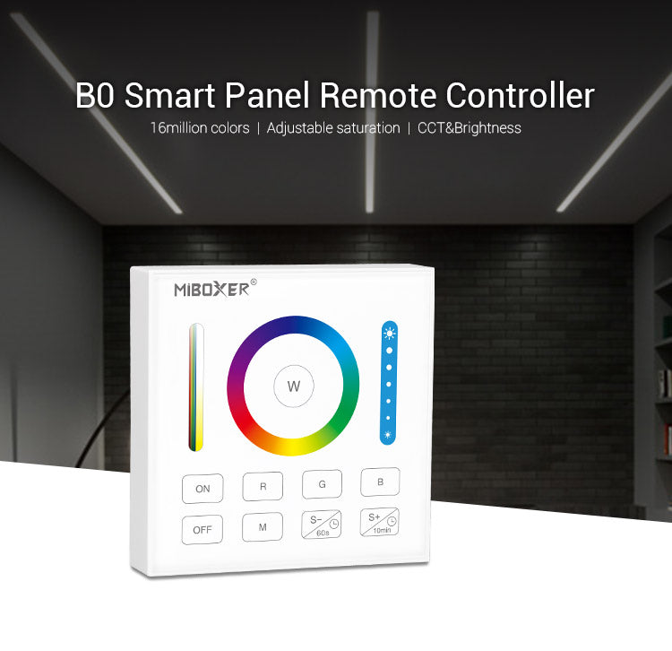 Flame Tech Control Led FluxTech - Battery Operated RGB+CCT Smart Panel Remote Controller ...
