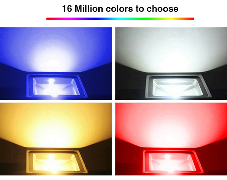 Ip Lighting Rfl5sd IP65 2.4G RF Wireless Control 50W Smart RGB+CCT LED Flood Light ...