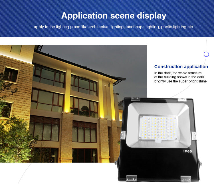 Ip Lighting Rfl5sd IP65 2.4G RF Wireless Control 30W Smart RGB+CCT LED Flood Light ...