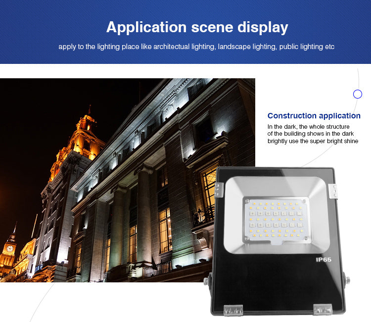 Ip Lighting Rfl5sd IP65 2.4G RF Wireless Control 20W Smart RGB+CCT LED Flood Light ...