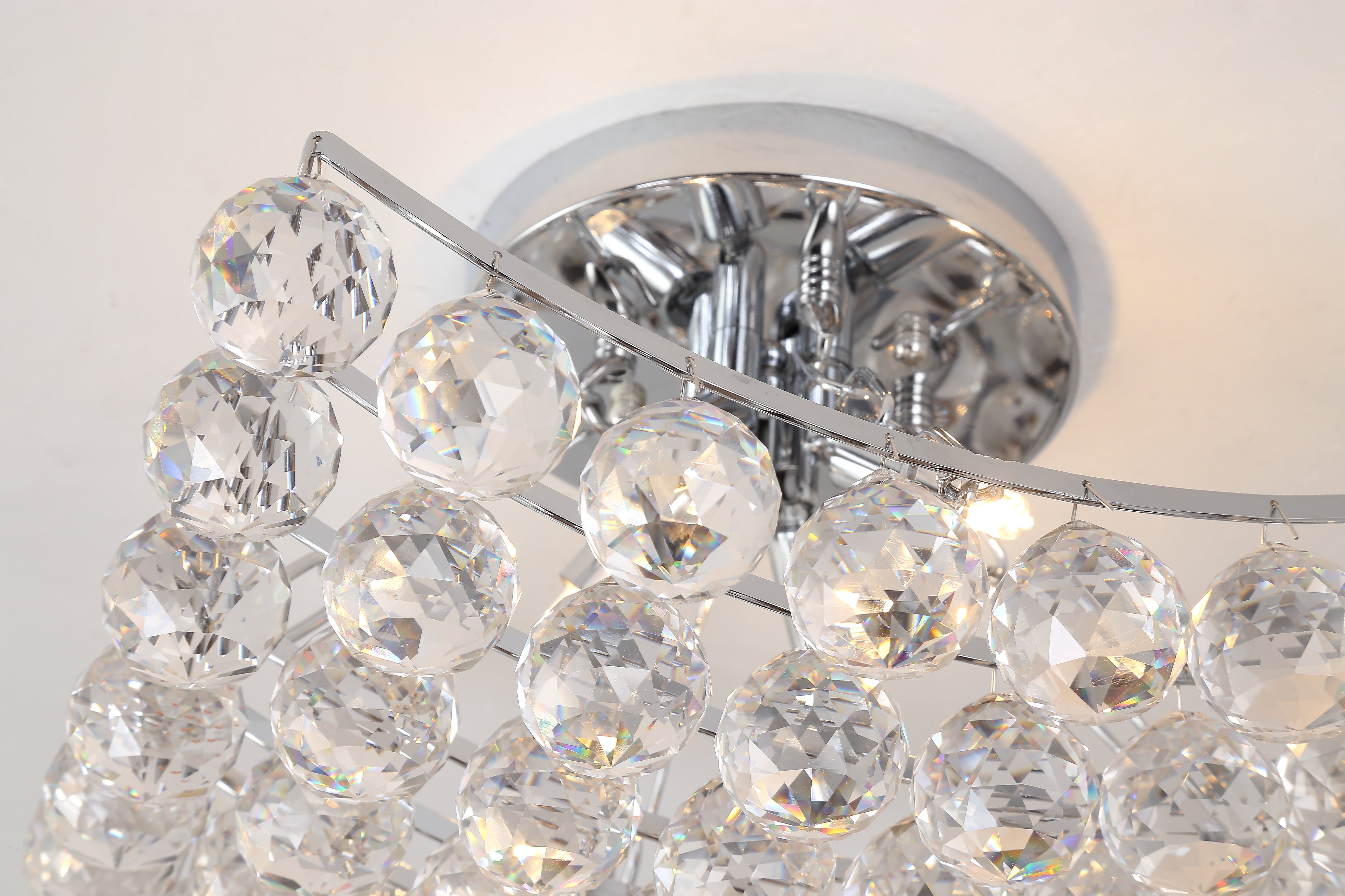FluxTech - Modern Galaxy Crystal Chandelier Ceiling Light