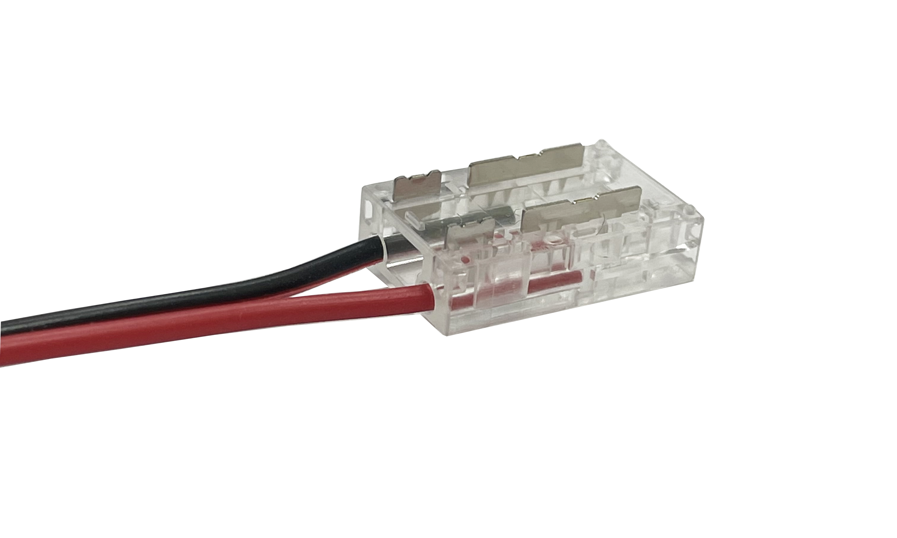 FluxTech 2 Pin COB LED Strip to Wire Connector for 10mm COB Strip. Pack x 2 Pcs