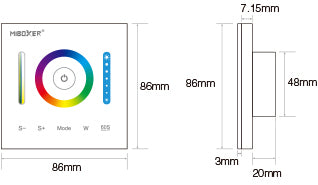 FluxTech - Smart Panel Controller (RGB, RGBW, RGB+CCT)
