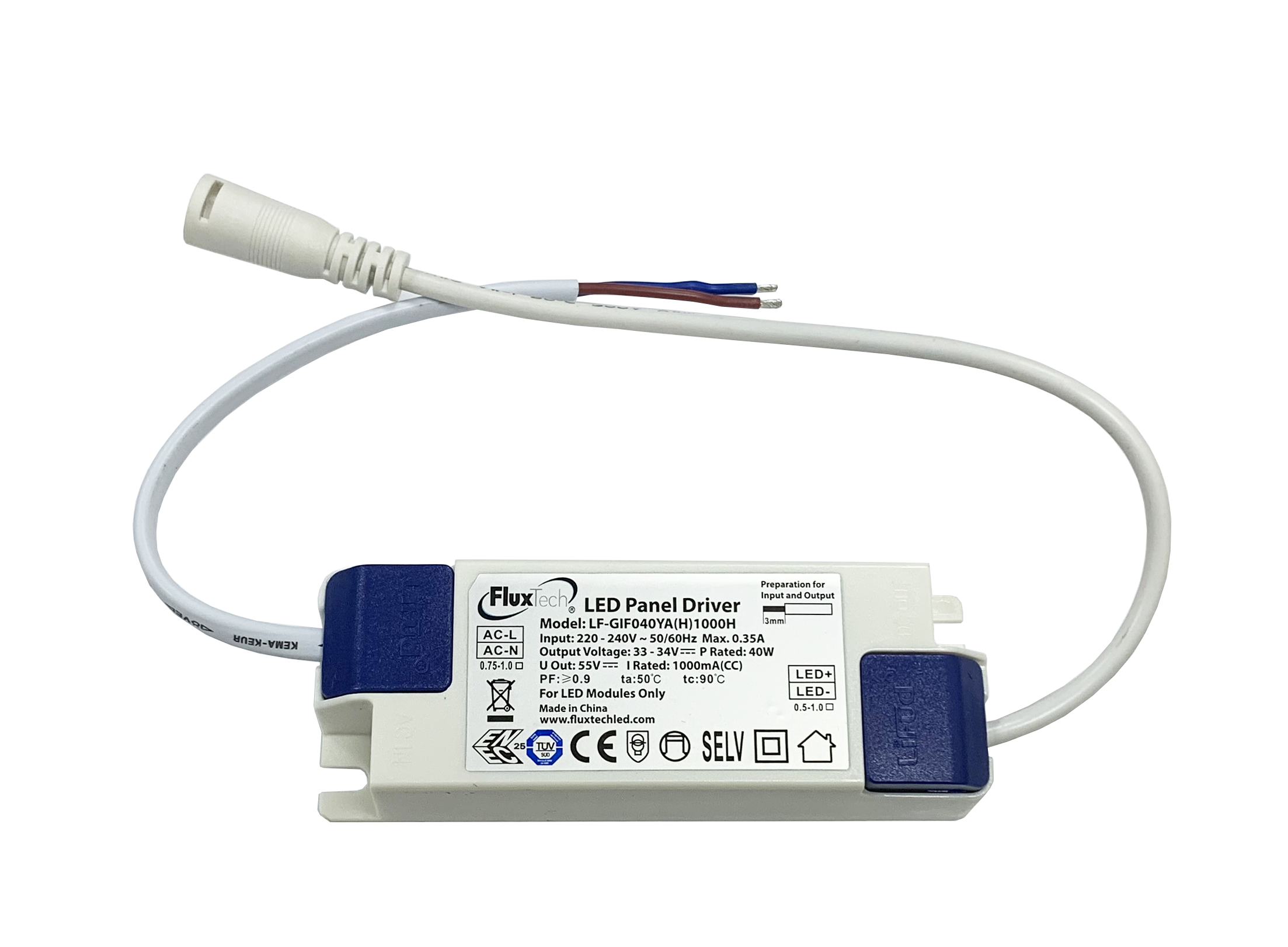 FluxTech - 40W LED Panel Light Power Driver Transformer – FluxTech LED