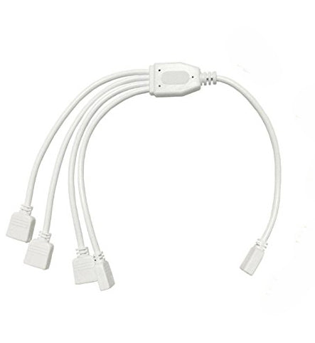 FluxTech 4-Pin Y Power Splitter Cable for RGB LED Strip Light