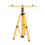 1M Adjustable Double Head Flood Light Tripod Stand with 1 for 2 Connector