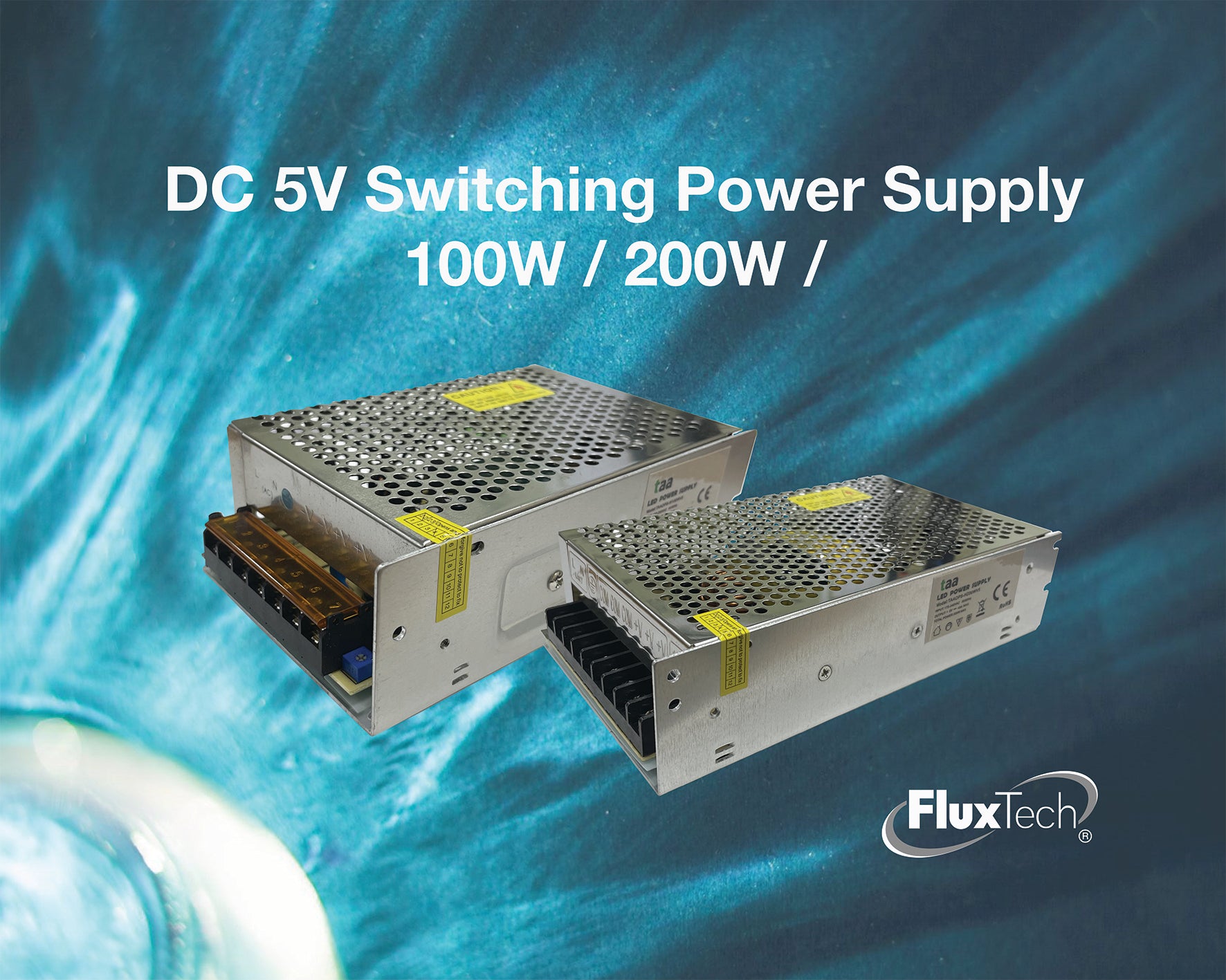 FluxTech - 5V DC Switching Power Supply Driver for LED Strips Light