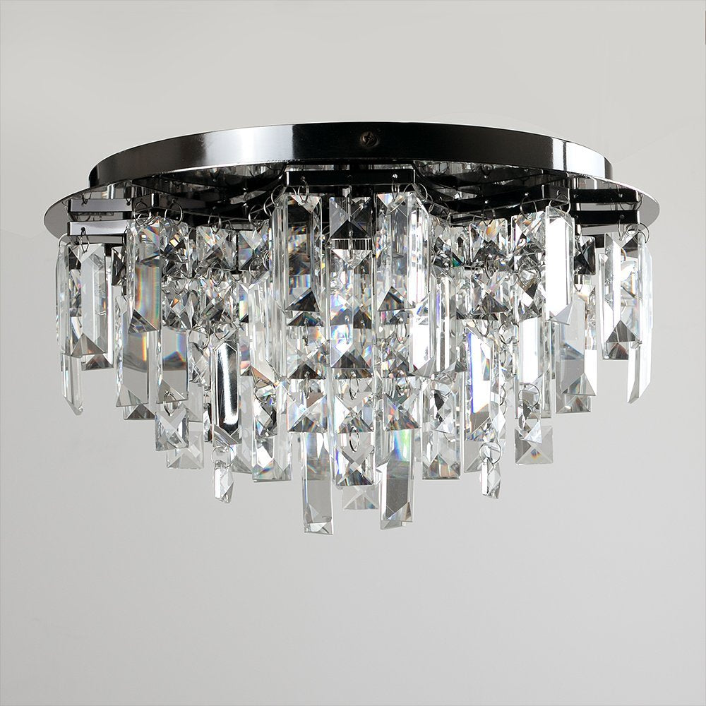 FluxTech - Modern Aurora Crystal Chandelier Ceiling Light Fixture