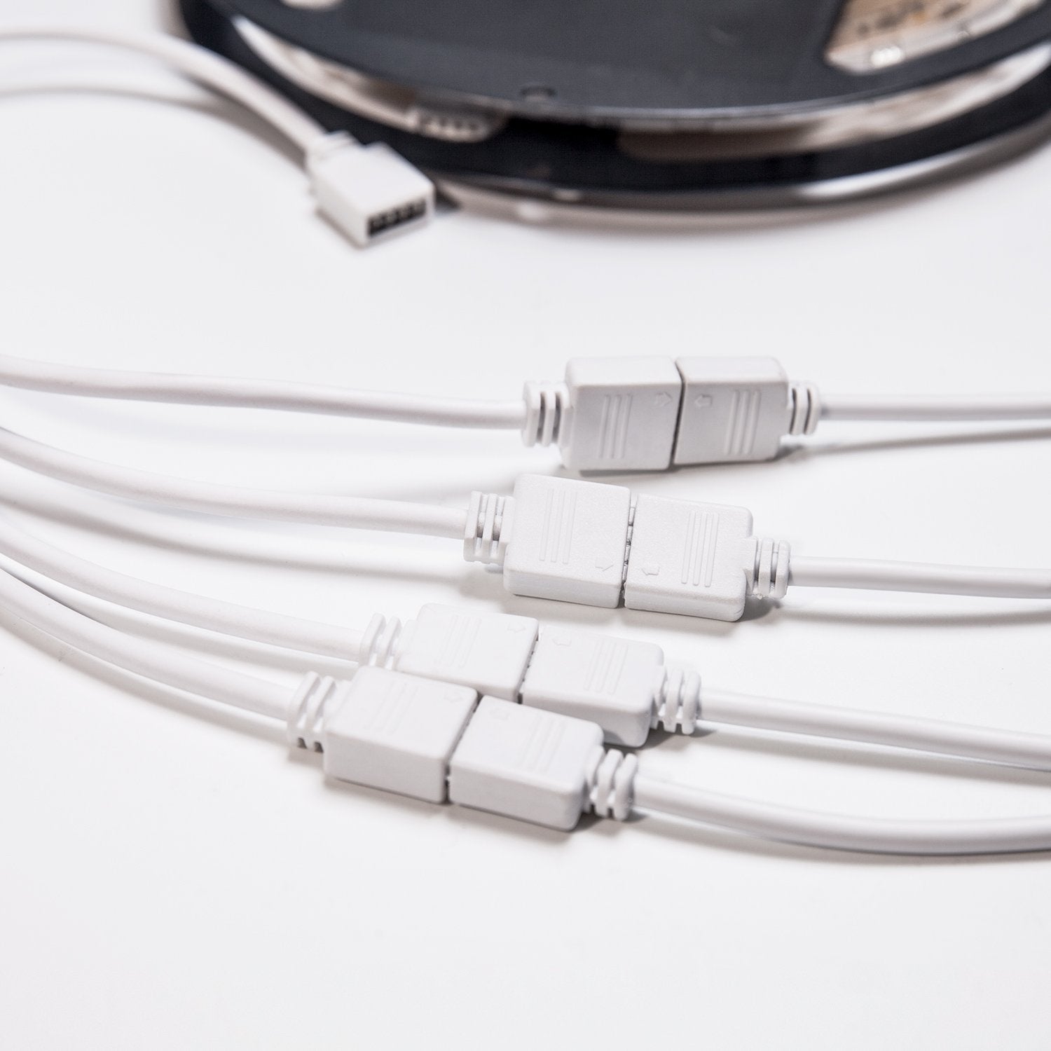 FluxTech 4-Pin Y Power Splitter Cable for RGB LED Strip Light ...