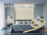 FluxTech – IP20 12V 5M COB CCT LED Strip, 608 LEDs/M LED Strip Light