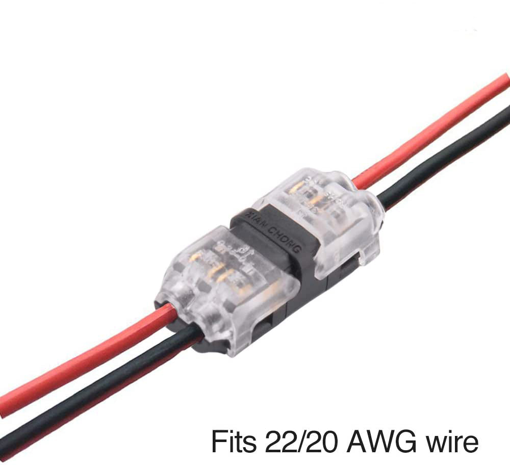 FluxTech -  Low Voltage Solder-less I Shape Wire connectors - Pk of 2