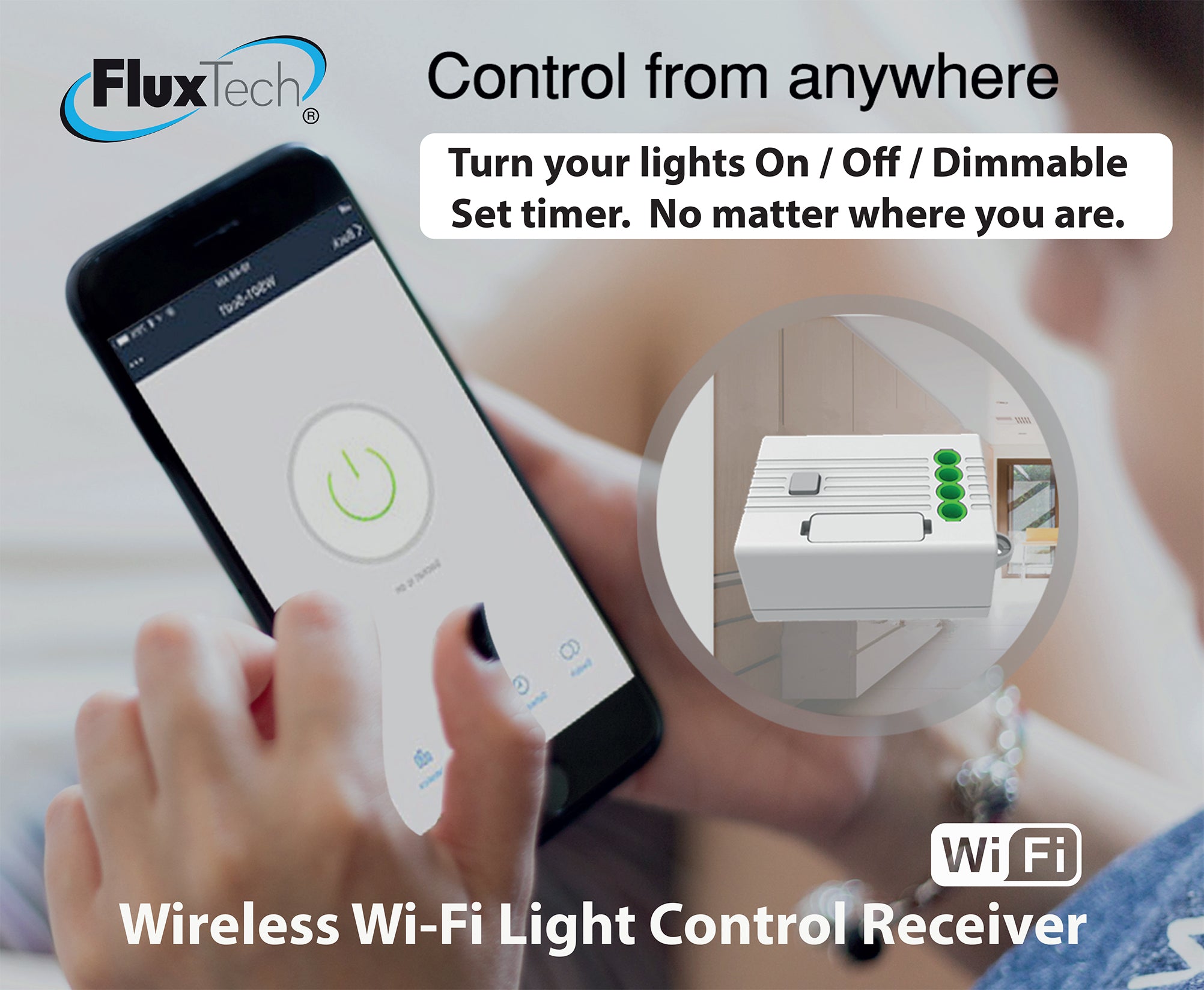 FluxTech - Wireless Wi-Fi Light Control Receiver